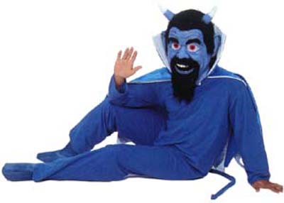 white blue devil