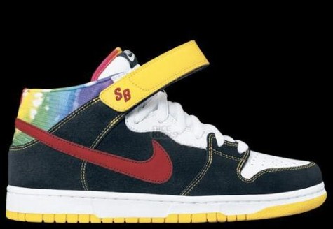 tye dye dunks