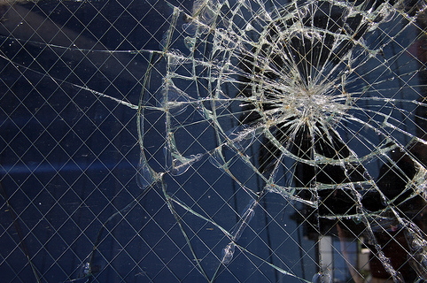 broken glass