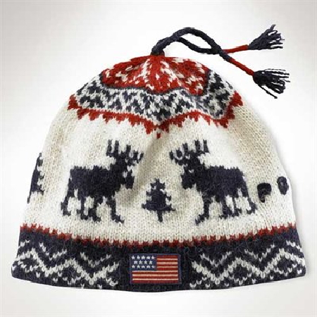 reindeer knit cap